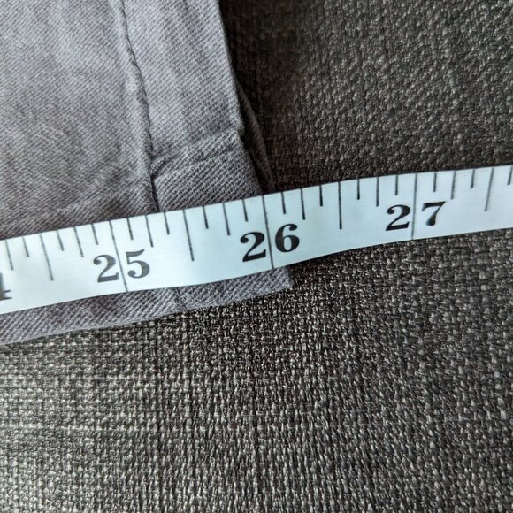 Dagg & Stacey Willa Peg Leg Pants in Grey 100% Cotton Twill - Picture 11 of 11